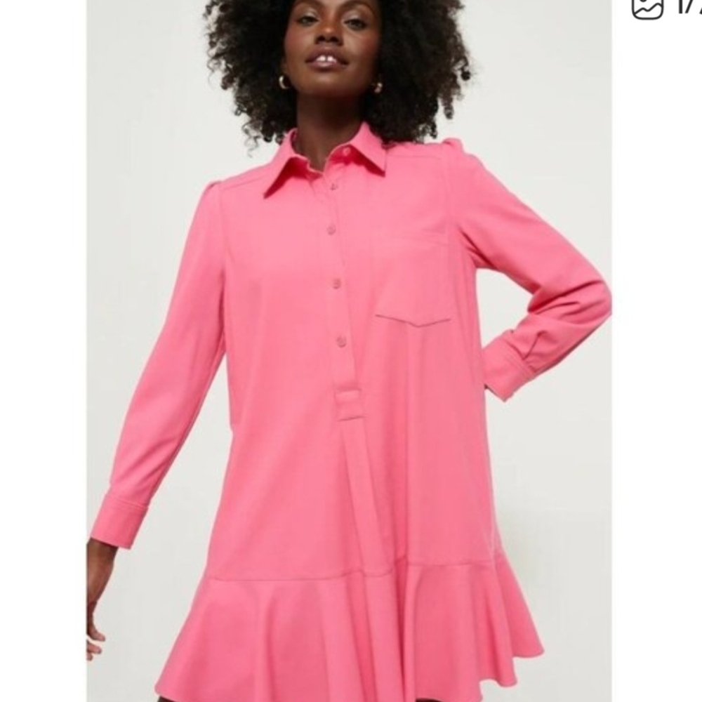 Tuckernuck Coral Button-Up Dress